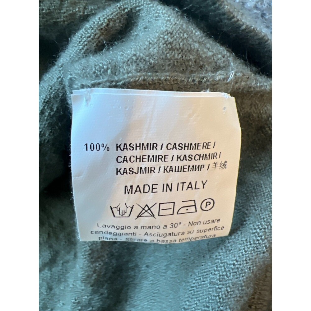 Fioroni Luxury Cashmere Alta Maglieria Italian Womens Beige Sweater Size 52 - Picture 6 of 9